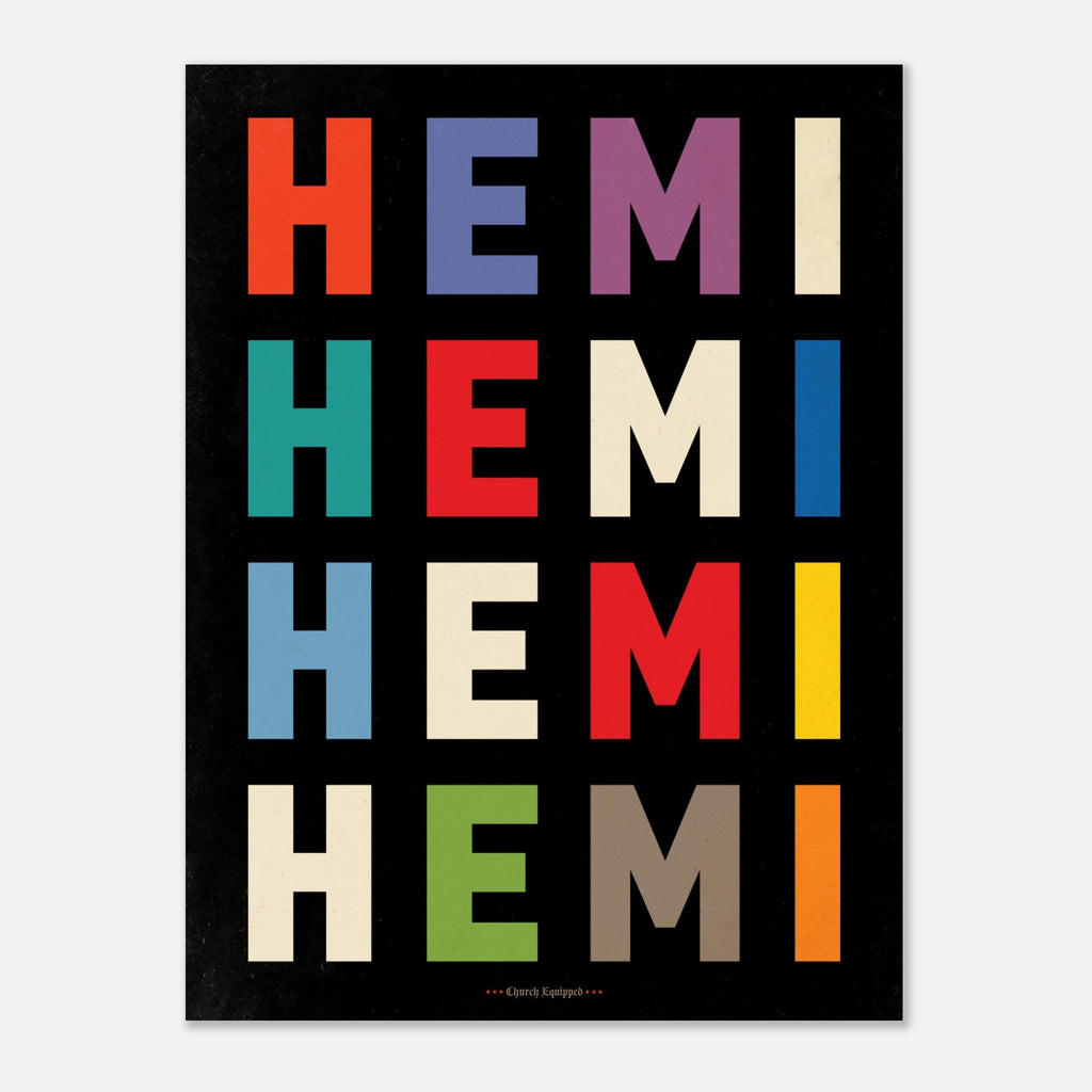 HEMI poster 75x100 cm / 30x40″