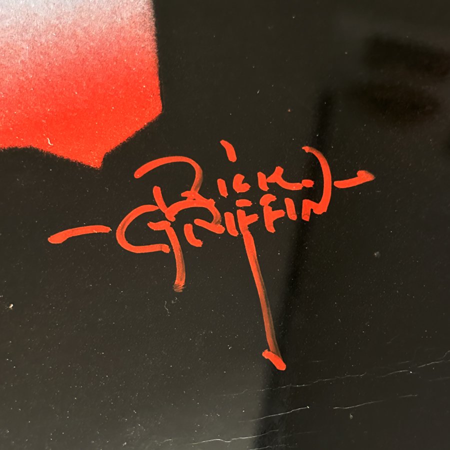 Signed Rick Griffin hand stenciled art print