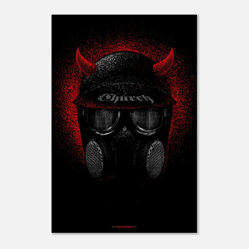 Horned Helmet poster 60x90 cm / 24x36″