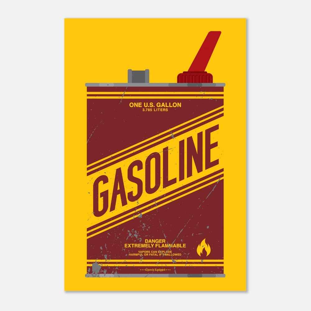 Gas Can poster 60x90 cm / 24x36″