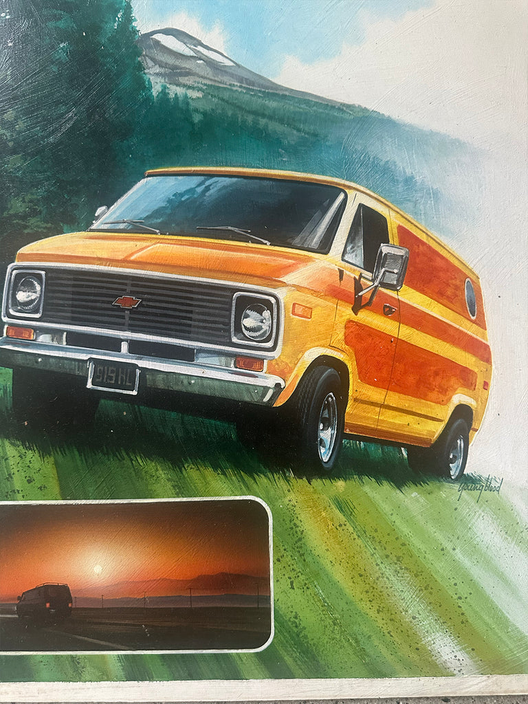Original Kenny Youngblood VAN art ... NOT A PRINT!
