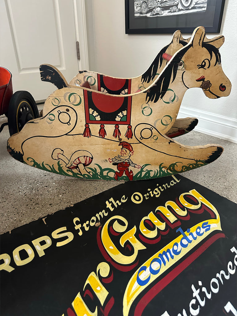 Original Von Dutch sign and OUR GANG tv show props