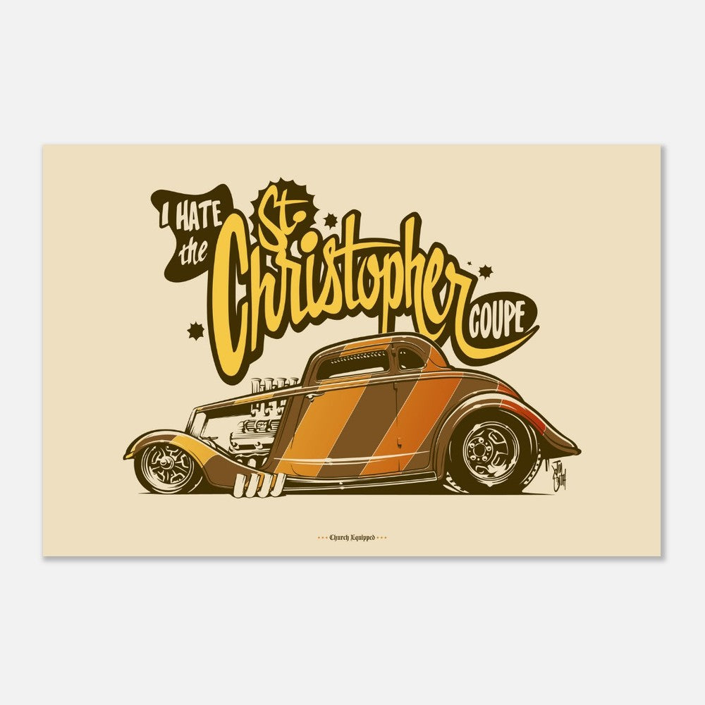 Saint Christopher (hate) poster 60x90 cm / 24x36″