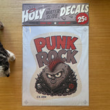 SUPERSIZED Punk Rock Holy Water Slide Decal print in package
