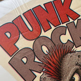 Punk Rock supersized decal print mohawk rock artwork close-up