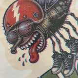 Shoe Fly supersized decal print detail