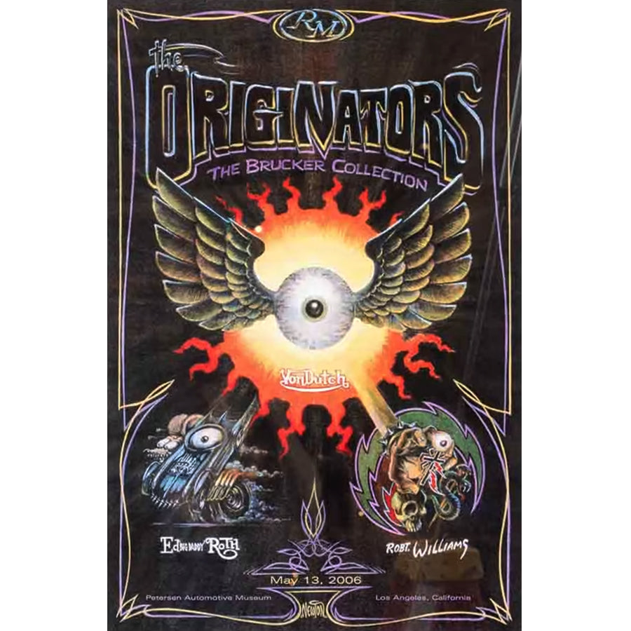Originators poster from the Brucker Auction in 2006. Ed Newton Art.