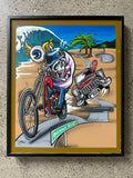 Original Burnout Magazine cover art by BOO. 2013.