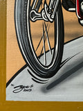 Original Burnout Magazine cover art by BOO. 2013.