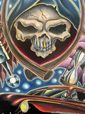 Original colored pencil art by Dennis McPhail